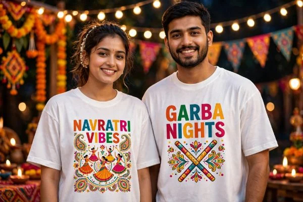Navratri garba special combo tshirt
