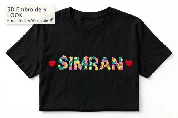 Name on tshirt