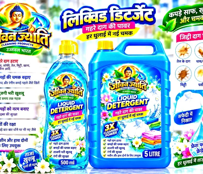 Jivan Jyoti liquid detergent