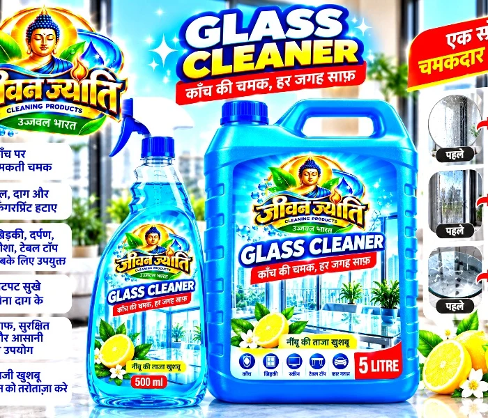 Jivan Jyoti glass cleaner