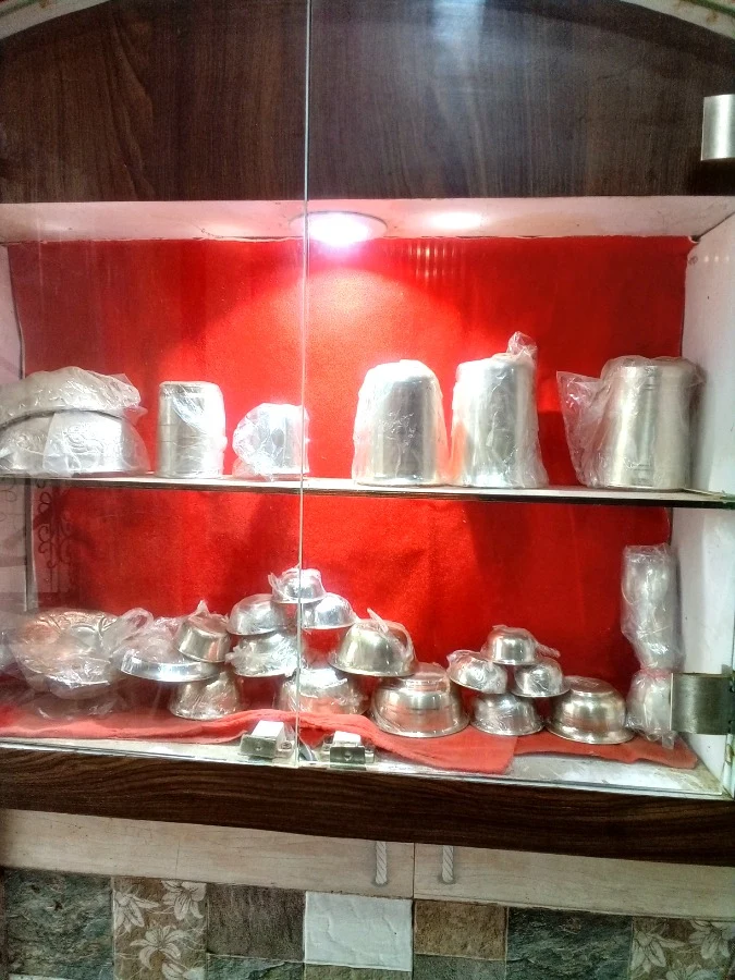 Silver Glass and Cups