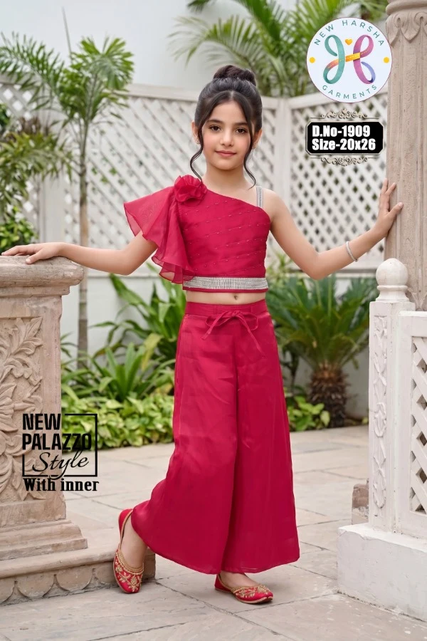 Girls plazzo Set