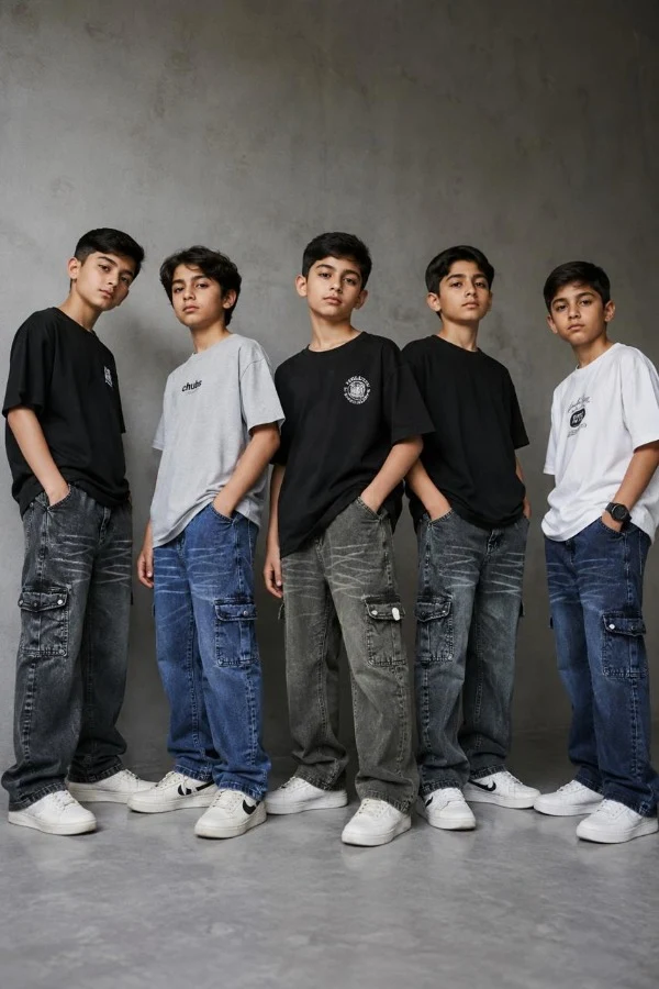Boys baggy jeans