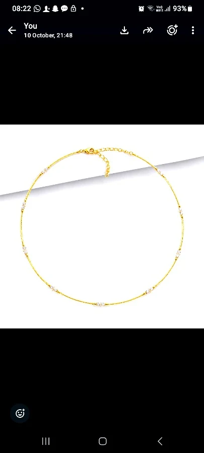 Silver hasuli chain